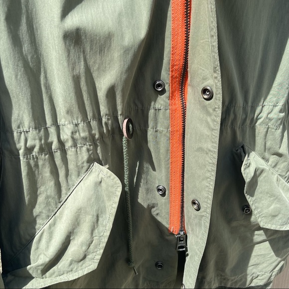 Urban Outfitters Alpha Industries Green Military Style Utility Jacket Coat - Picture 4 of 8